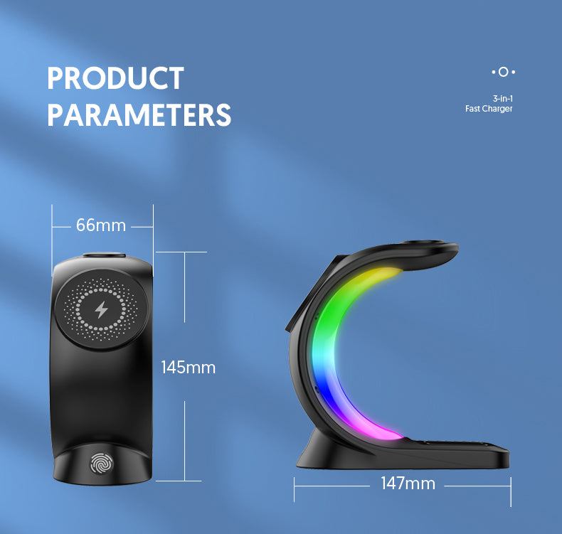 Magnetisches 4-in-1 Wireless Ladegerät