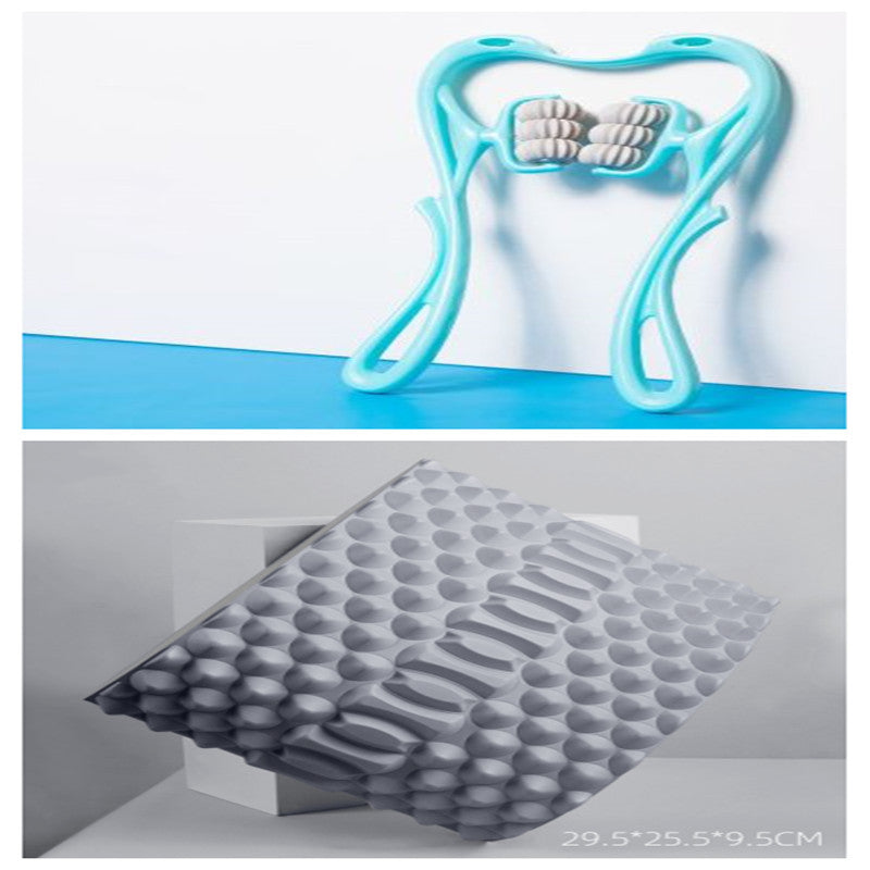 Multifunktionaler Manueller Sechsrad-Nackenmassager – Massage- und Entspannungsroller