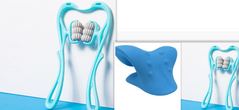 Multifunktionaler Manueller Sechsrad-Nackenmassager – Massage- und Entspannungsroller