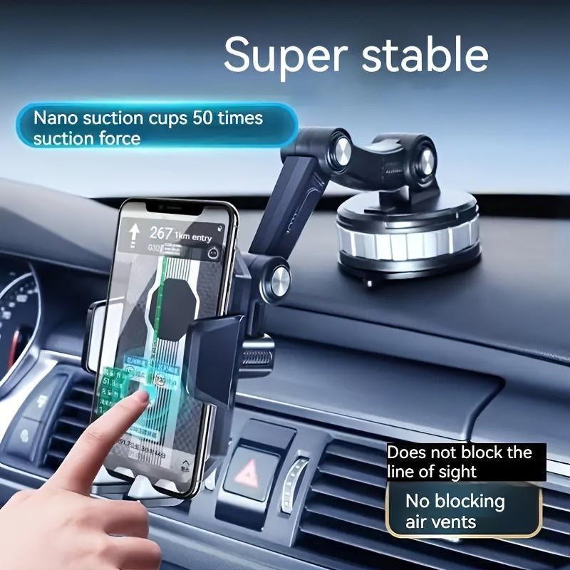 Saugnapf-Auto-Handyhalterung – Verstellbarer Teleskoparm