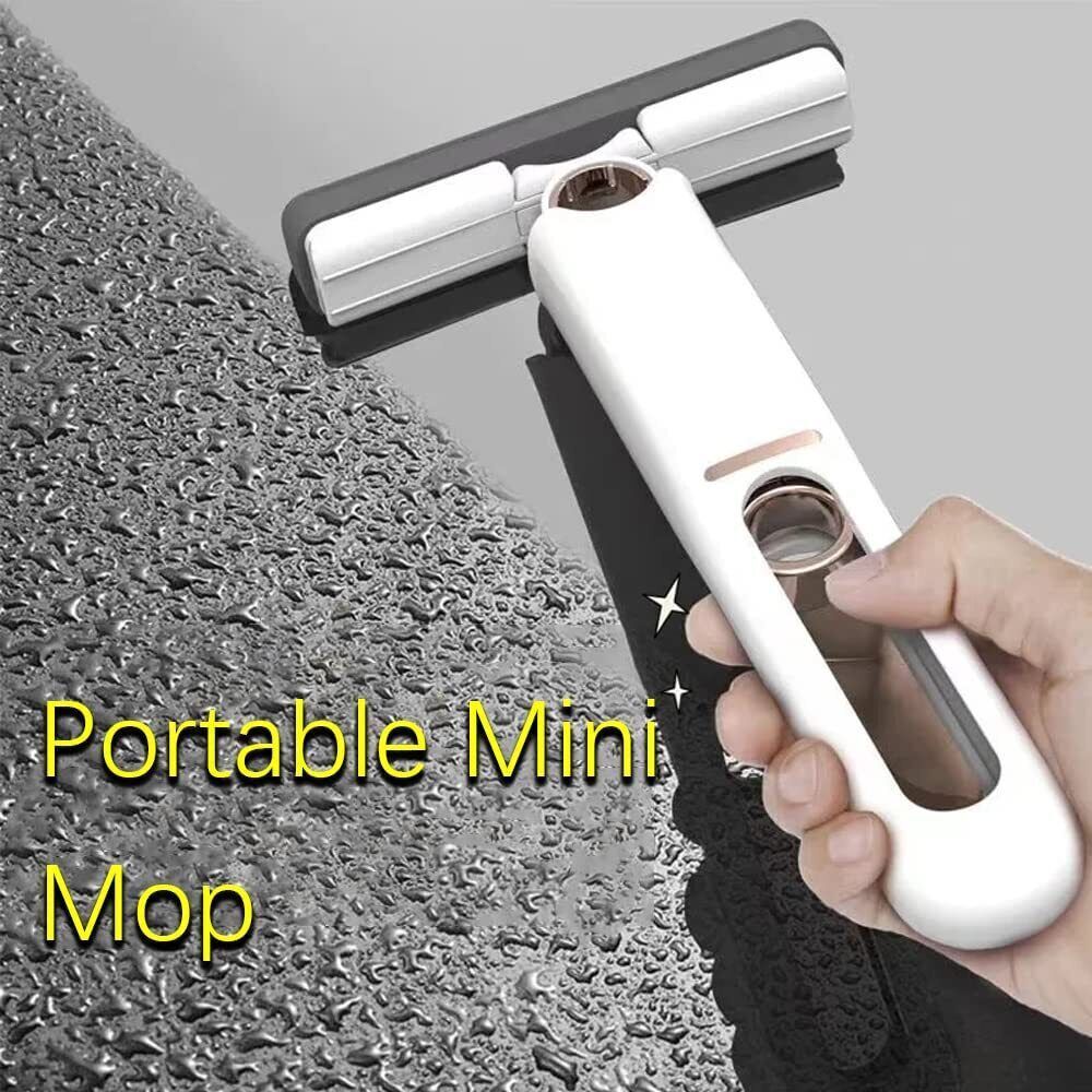 Tragbarer Selbst-Auswring-Mini-Mopp – Multifunktionales Reinigungstool