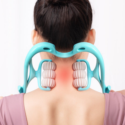 Multifunktionaler Manueller Sechsrad-Nackenmassager – Massage- und Entspannungsroller