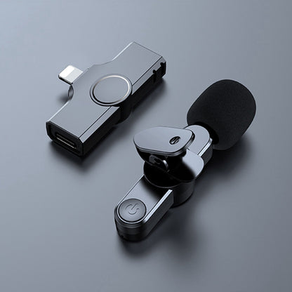 1-zu-2 Kabelloses Ansteckmikrofon – Plug & Play, Geräuschunterdrückung